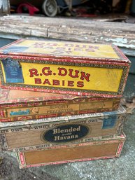 Vintage Cigar Boxes