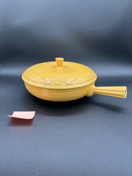 Vintage Fiesta Ware Covered Handled Baking Dish