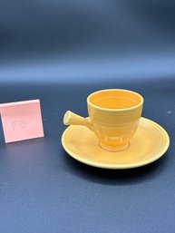 Vintage Fiesta Ware Cup And Saucers