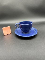 Vintage Fiesta Ware Cup And Saucers