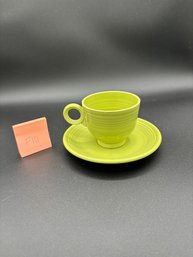 Vintage Fiesta Ware Cup And Saucers