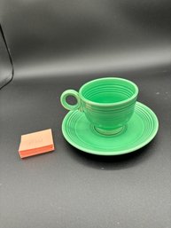 Vintage Fiesta Ware Cup And Saucers