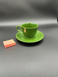 Vintage Fiesta Ware Cup And Saucers