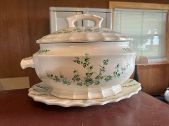 Hand Painted Soup Toureen