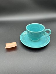Vintage Fiesta Ware Cup And Saucers
