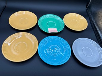 Vintage Fiesta Ware Lot Of Saucers