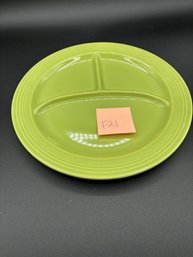 Vintage Fiesta Ware Divided Plate