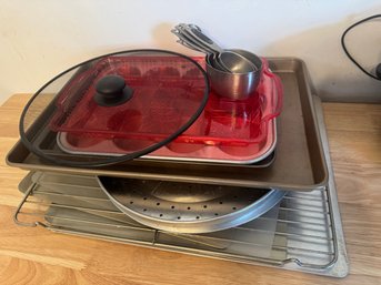Lot Of Baking Sheets And More