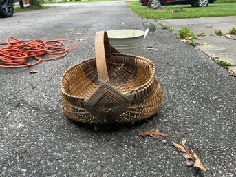 Vintage Woven Basket