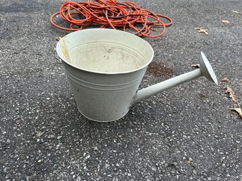White Metal Watering Can (Not The Wire)