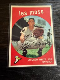 Vintage 1959 Topps Les Moss #453 Baseball Card