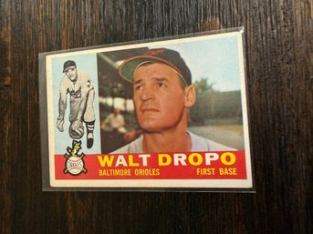 1960 Topps Walt Dropo Baltimore Orioles Card #79