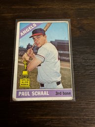 Vintage 1966 Topps #376 Paul Schaal Baseball Card