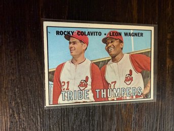 1967 Topps Tribe Thumpers #109 Rocky Colavito And Leon Wagner