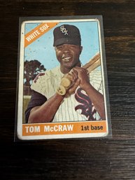 1966 Topps Tom McCraw Chicago White Sox Baseball Card