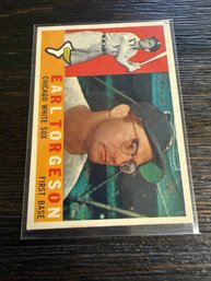 1960 Topps #299 Baseball Card Featuring First Baseman Earl Torgeson