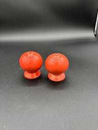 Vintage Fiesta Ware Red Salt Or Pepper