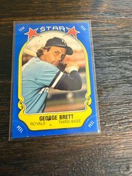 1981 Fleer Star Stickers #116 George Brett Baseball Sticker
