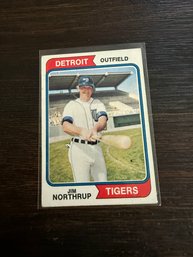 1974 Topps Jim Northrup Detroit Tigers Card #266