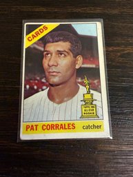1966 Topps Pat Corrales Baseball Card (Card #137)