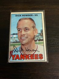 1967 Topps Dick Howser #411 New York Yankees Baseball Trading Card
