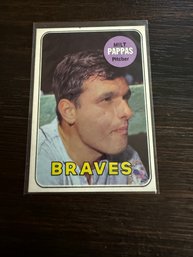 1969 Topps Milt Pappas Atlanta Braves #79 Baseball Card