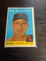 1958 Topps Bob Porterfield Baseball Card (#344)