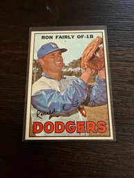 1967 Topps Ron Fairly #94 Los Angeles Dodgers Baseball Card