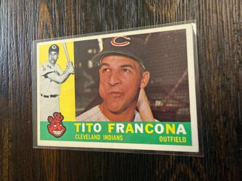 1960 Topps Tito Francona #30 Baseball Card