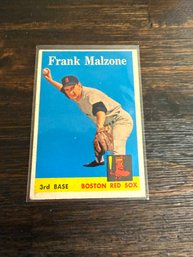 1958 Topps Frank Malzone #260 Baseball Card