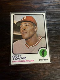 1973 Topps Cesar Tovar #405 Philadelphia Phillies Baseball Card