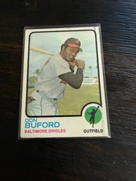1973 Topps Baseball Don Buford Card #183