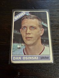 1966 Topps #168 Baseball Card Featuring Pitcher Dan Osinski