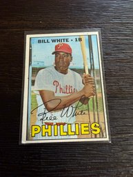 1967 Topps Bill White Baseball Card #290