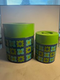 MS Japan Retro Canister Storage Set Lot