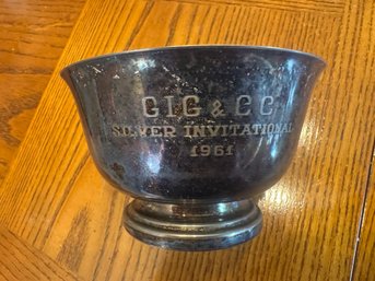 Paul Revere Reproduction Academy Silver On Copper Bowl