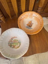 Lot Of Two Porcelain Vintage Bowls
