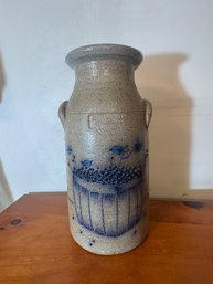 Amazing Salmon Falls Stoneware Jug Or Large Vase