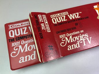 Vintage 1980 Coleco Quiz Whiz Movies And TV 3 Game