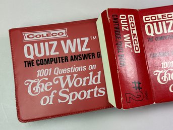 Coleco Quiz Whiz Vintage Sports Game 2