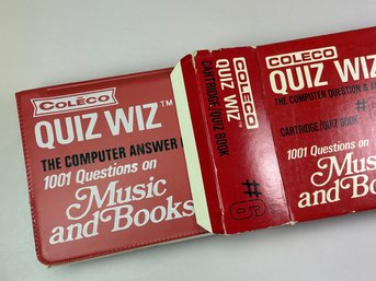 Coleco Quiz Whiz Game Music And Books