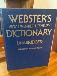 HUGE Vintage Websters Dictionary