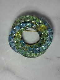 Vintage Circle Brooch Pin