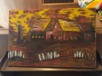 Signed Art On Canvas