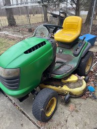 John Deere L130 Riding Lawn Mower SEE DESCRIPTION