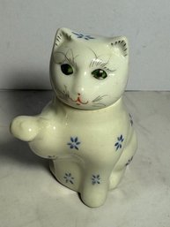 Vintage Lucky Cat Creamer Or Small Teapot