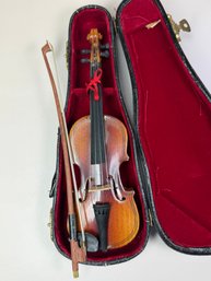 Mini Doll House Violin Classical Miniature With Case For Music Room School