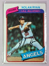1980 Topps Nolan Ryan #580 Baseball Card