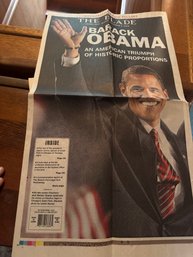 Vintage Toledo Blade President Elect Barack Obama Newspaper