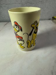 Vintage Walt Disney Productions Plastic Child's Cup, Manufactured By The Brand Eagle